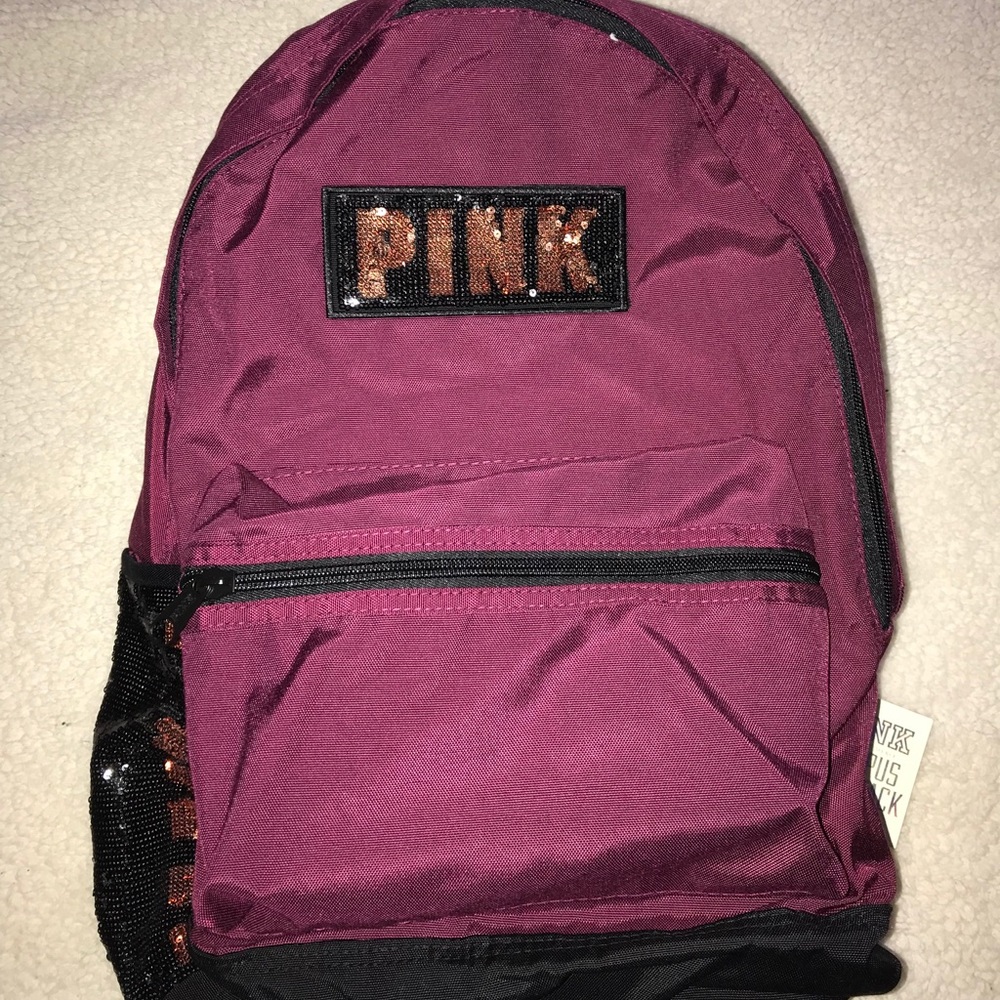 NWT PINK Maroon Sequence Backpack